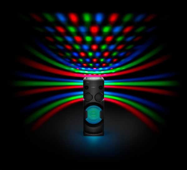 Sony High Power Audio, sistemas para animar cualquier fiesta 3 Sony MHC_V50D luces