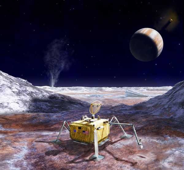 Clipper, la misión de la NASA para explorar la luna Europa 3 Nave de la NASA sobre Europe