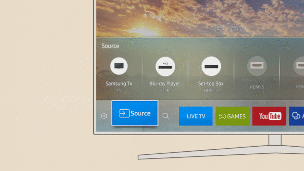 Samsung QLED-Smart-conexion HDMI