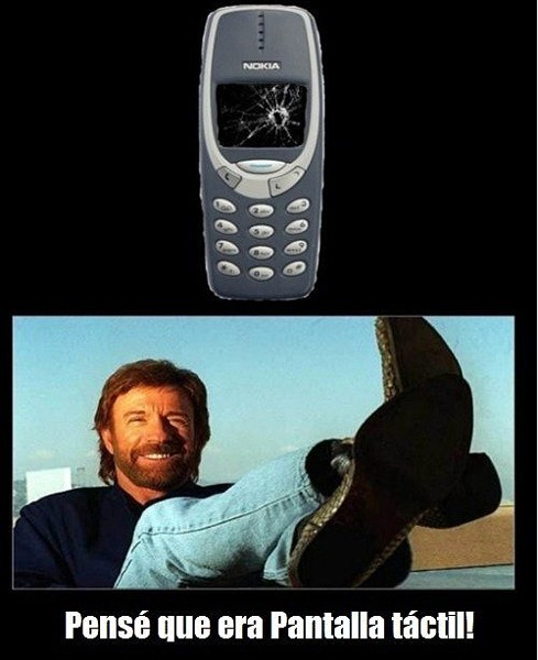 Nokia 3310 y Chuck Norris