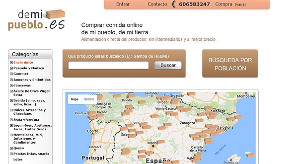 Demipueblo.es, compra online productos locales de pueblos de España 1