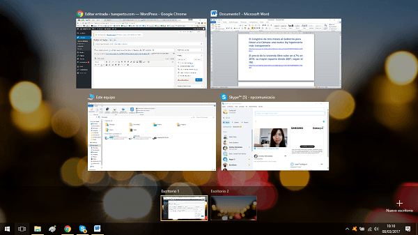 conferencia lanzamiento Seguir Para qué sirven y cómo usar escritorios virtuales de Windows 10