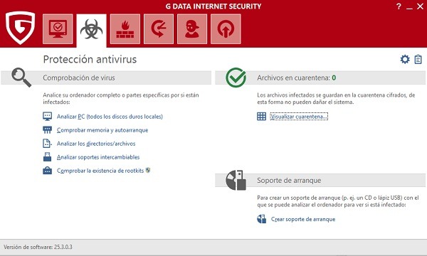 G Data Internet Security 2017, lo hemos probado 4 proteccion antivirus g data