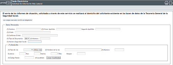 Cómo descargar el informe de la vida laboral por Internet 8 informe vida laboral sin certificado