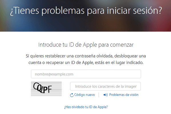 cambiar clave apple