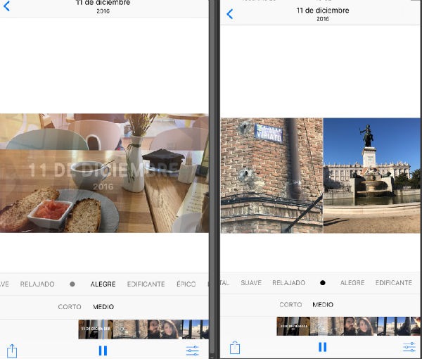 iOS 10 recuerdos Fotos
