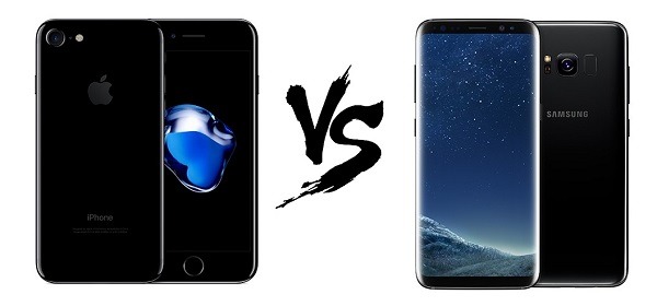 Comparativa Samsung Galaxy S8 vs iPhone 7