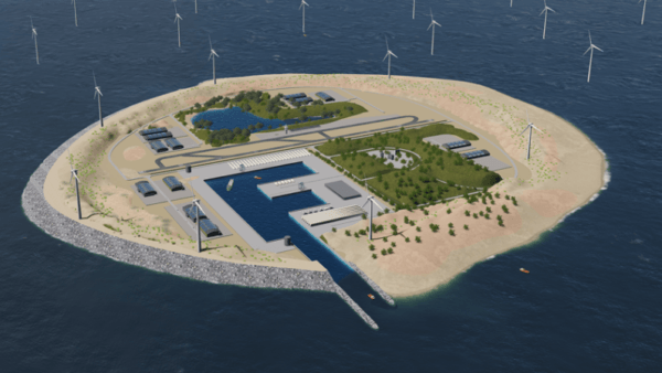 Así­ es la isla artificial que dará energí­a limpia a seis paí­ses europeos