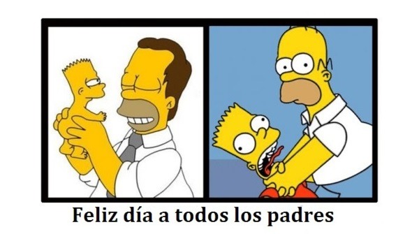 Los memes más delirantes para felicitar el Día del Padre en WhatsApp 2 día del padre simpson