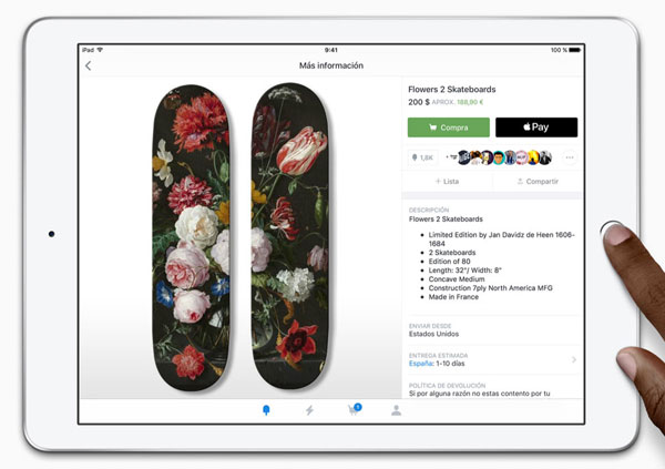 ipad 2017 lector de huellas