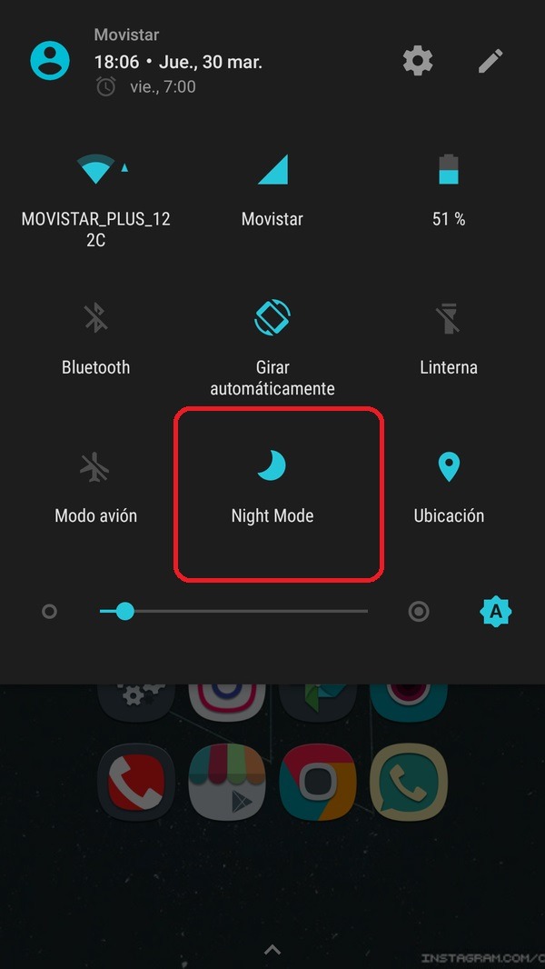 truco para descansar los ojos del movil