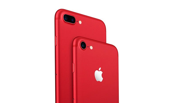 Apple tiñe de rojo el iPhone 7