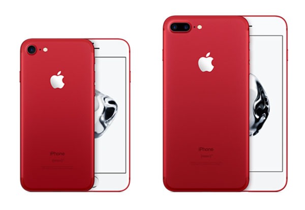 iphone 7 y iphone 7 plus rojo