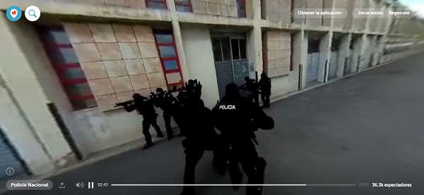 El vídeo en 360 de la liberación de un secuestro de la Policía 2 secuestro policía goes