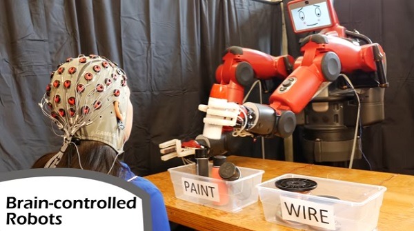 Encuentran la manera de controlar robots con el cerebro