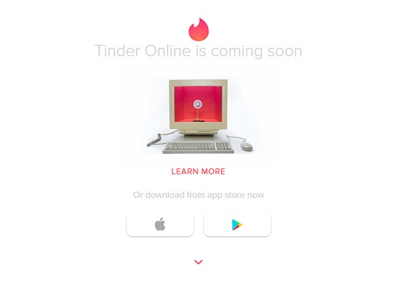 Tinder ya tiene versión web para ligar por ordenador