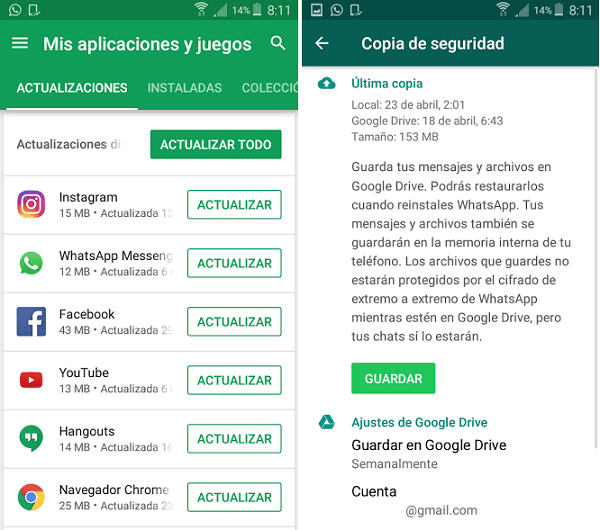 whatsapp mensaje 