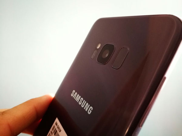 samsung galaxy s8 y s8+ a la venta trasera camara