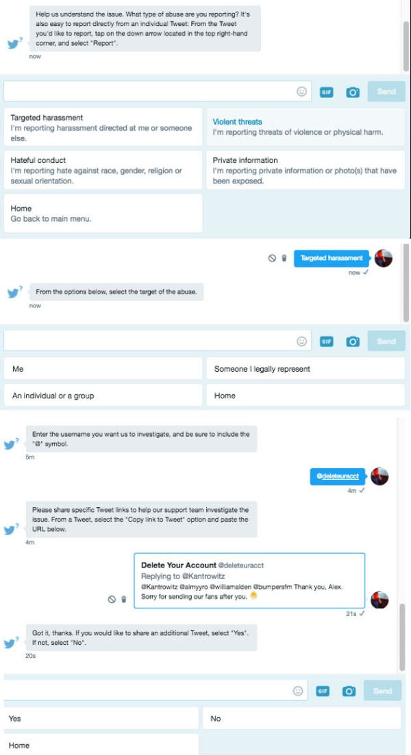 Twitter contestará a tus quejas mediante un bot 2 Twitter bot