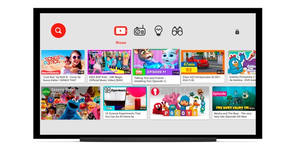 YouTube Kids llega a las Smart TV de Samsung, Sony y LG