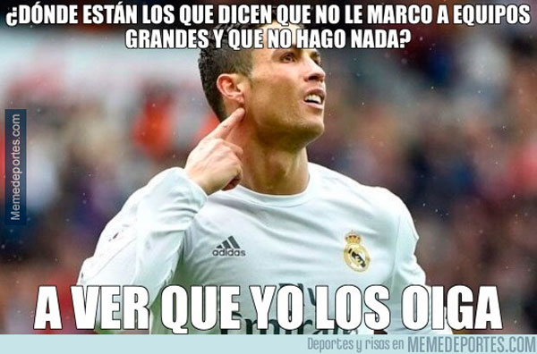 Bayern vs Real Madrid: Cristiano Ronaldo protagoniza los memes 4 Bayern vs Real Madrid: Cristiano Ronaldo haters