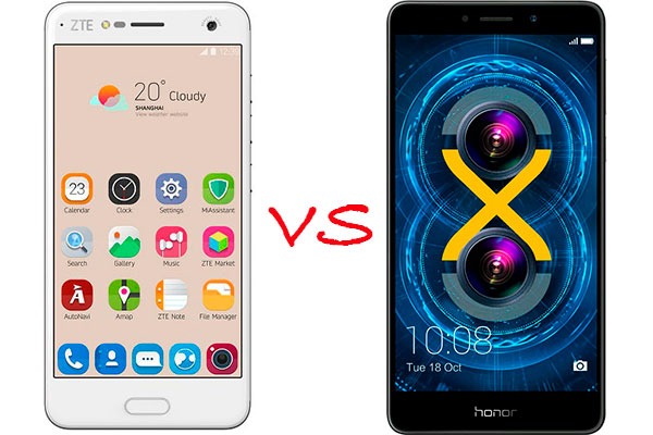 Comparativa ZTE Blade V8 vs Honor 6X