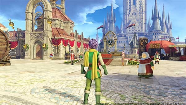La primera ciudad a la que se llega en Dragon Quest Horoes 2