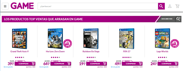 Xtralife.es vs Game.es, comparativa de precios y garantías 5 game juegos