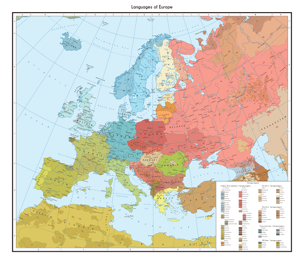 mapa lingí¼í­stico