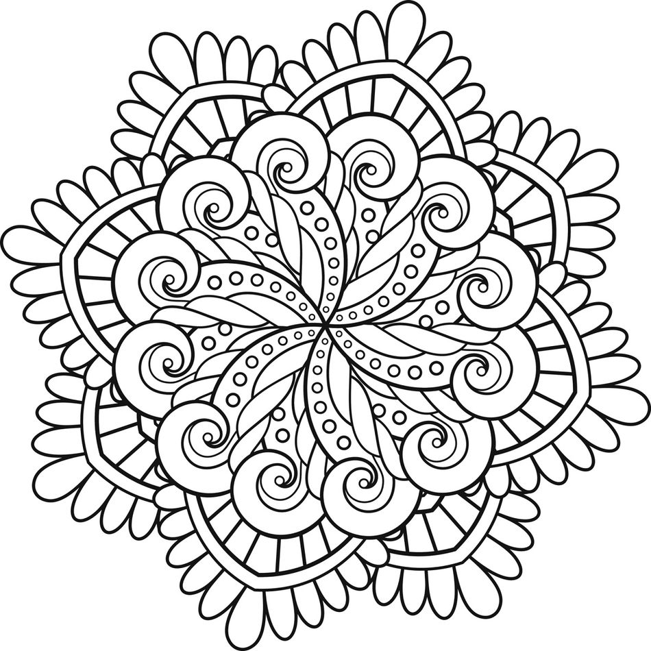 Más de 100 dibujos de mandalas para imprimir y colorear