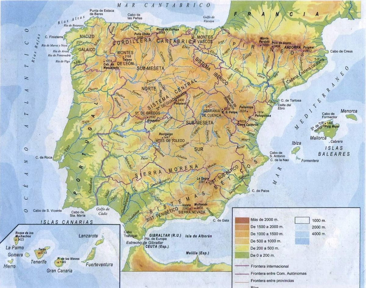 M s De 100 Im genes Y Mapas De R os De Espa a
