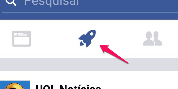 El misterioso botón del cohete en Facebook