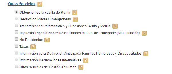 Cómo encontrar el dato de la casilla 440 en la Renta 2015 para el borrador 3 otros servicios