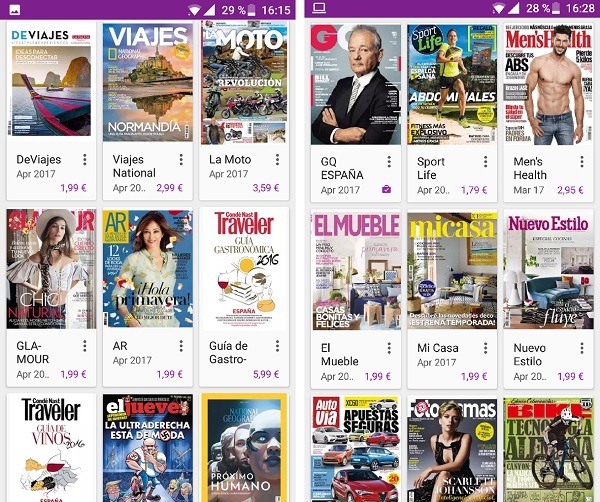 Cómo conseguir revistas gratis en Android con Play Kiosco