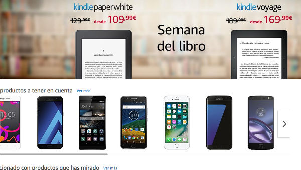Amazon rebaja varios de sus Kindles por el Dí­a del Libro