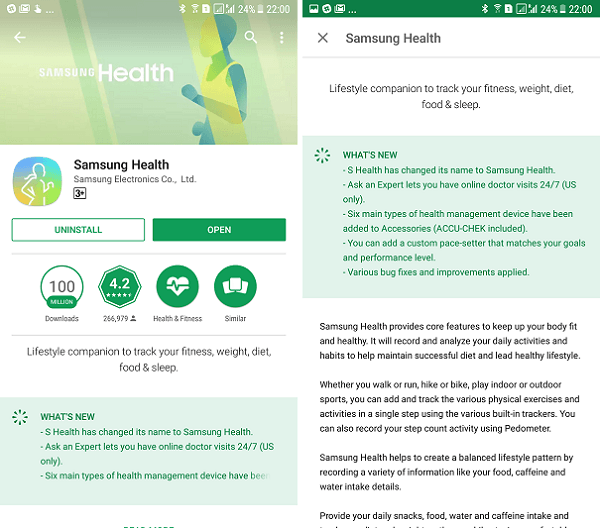 Samsung Health traerá un médico las 24 horas