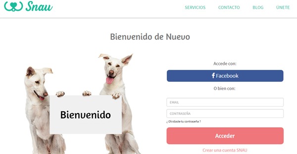 Snau.es, todos los cuidados para tu perro, ví­a online