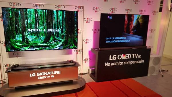 LG OLED dos gamas