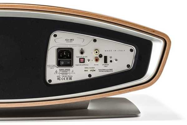 Sonus Faber SF16, un sistema compacto de sonido de gran lujo 4 Panel trasero Sonus Faber sf16