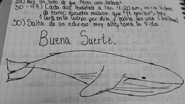 El caso de la Ballena Azul
