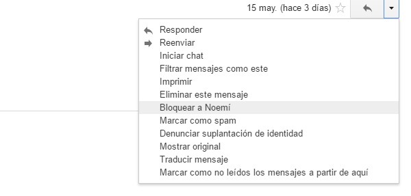 Cómo bloquear un remitente en Gmail