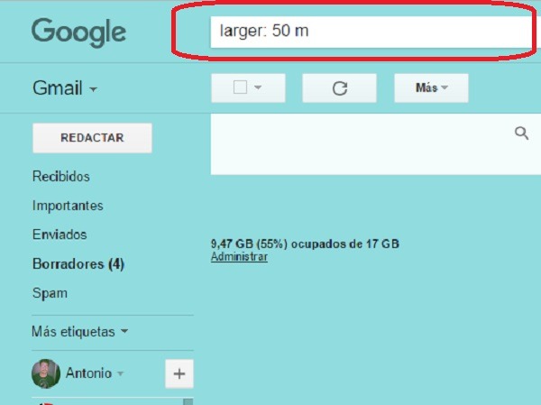 Cómo liberar espacio en Gmail, Google Drive y Google Fotos 1