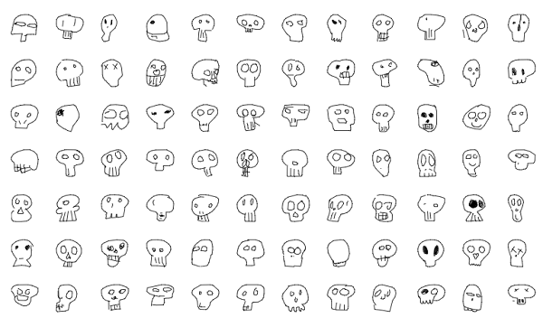 Google hace un curioso experimento con sus doodles 2 calavera google