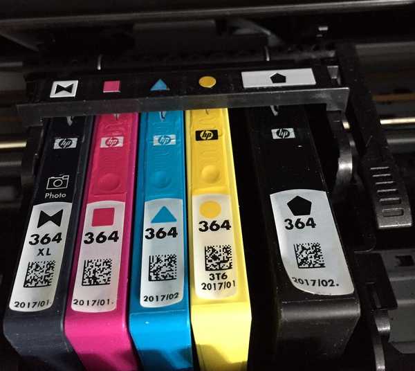 Cartuchos tinta HP colores