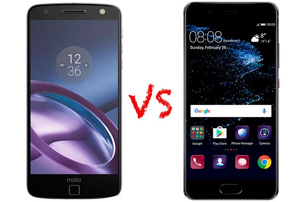 Comparativa Motorola Moto Z vs Huawei P10