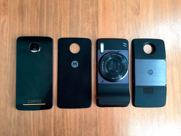 Moto Z vs Huawei P10 moto trasera
