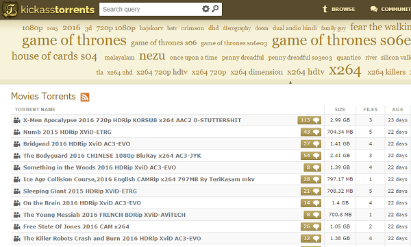 Alternativas a ExtraTorrent, el último buscador de torrents en cerrar 3 kickasstorrents.io