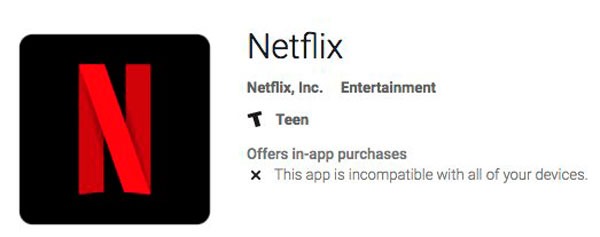 Netflix no estará disponible para móviles rooteados 1 Netflix no estará disponible para móviles rooteados
