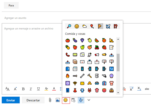 outlook emoji