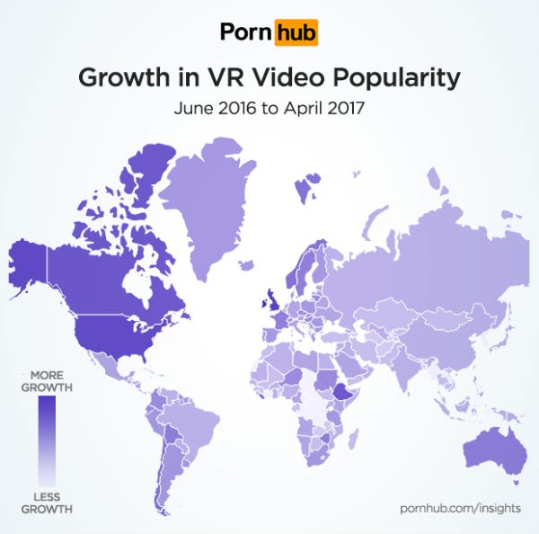porno VR paí­ses